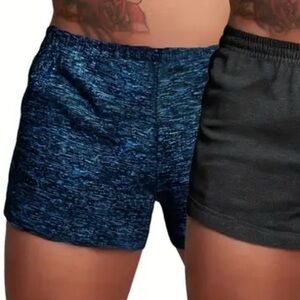 3 inch inseam gym shorts. BLUE. New in Original package. Size Medium
